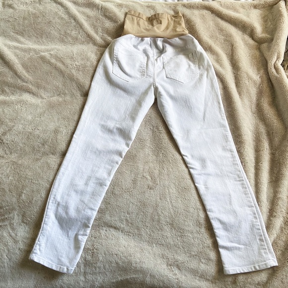 White Maternity Jeans - Picture 2 of 3